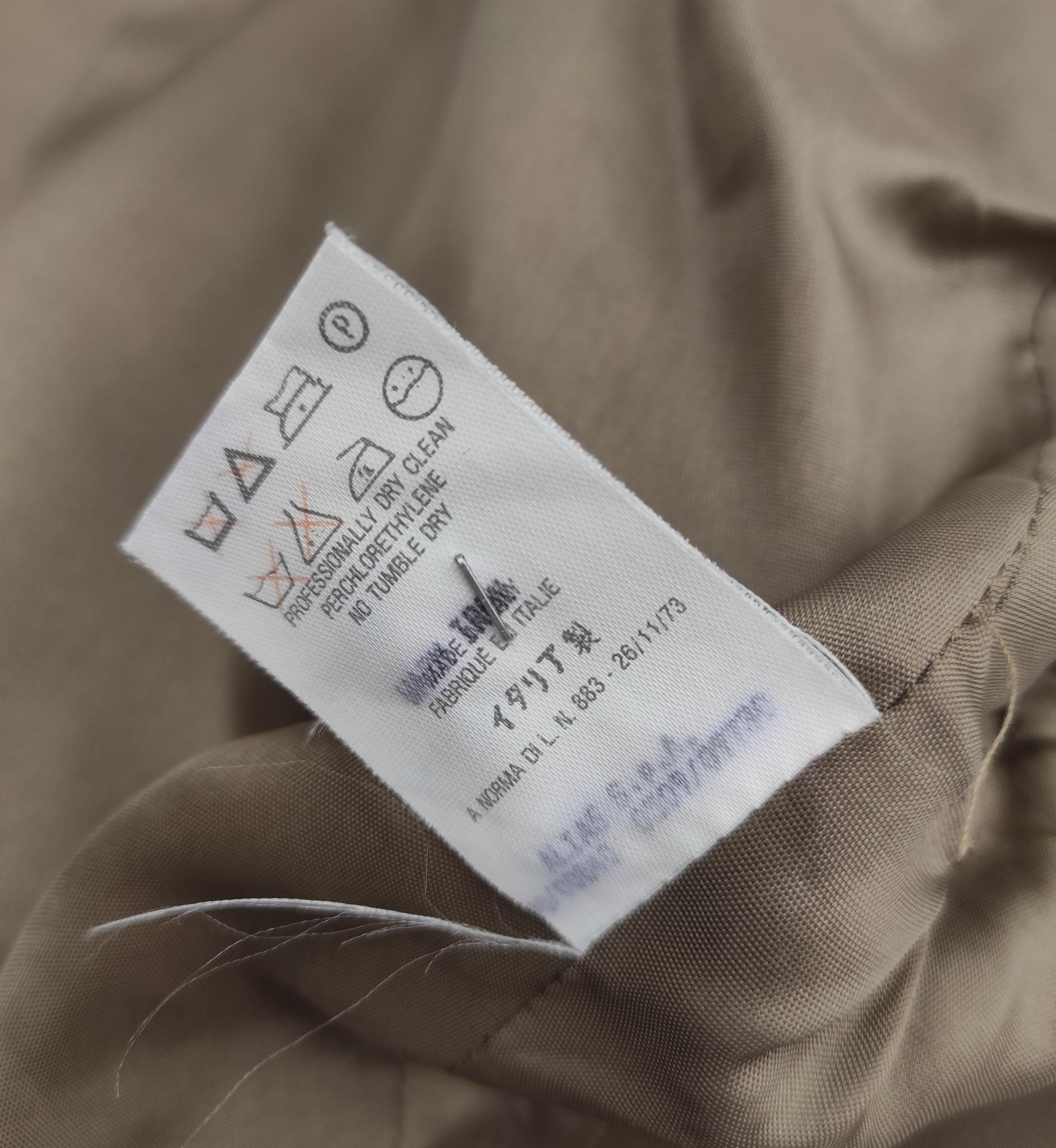 Istante by Gianni Versace green cropped linen blazer For Sale 8