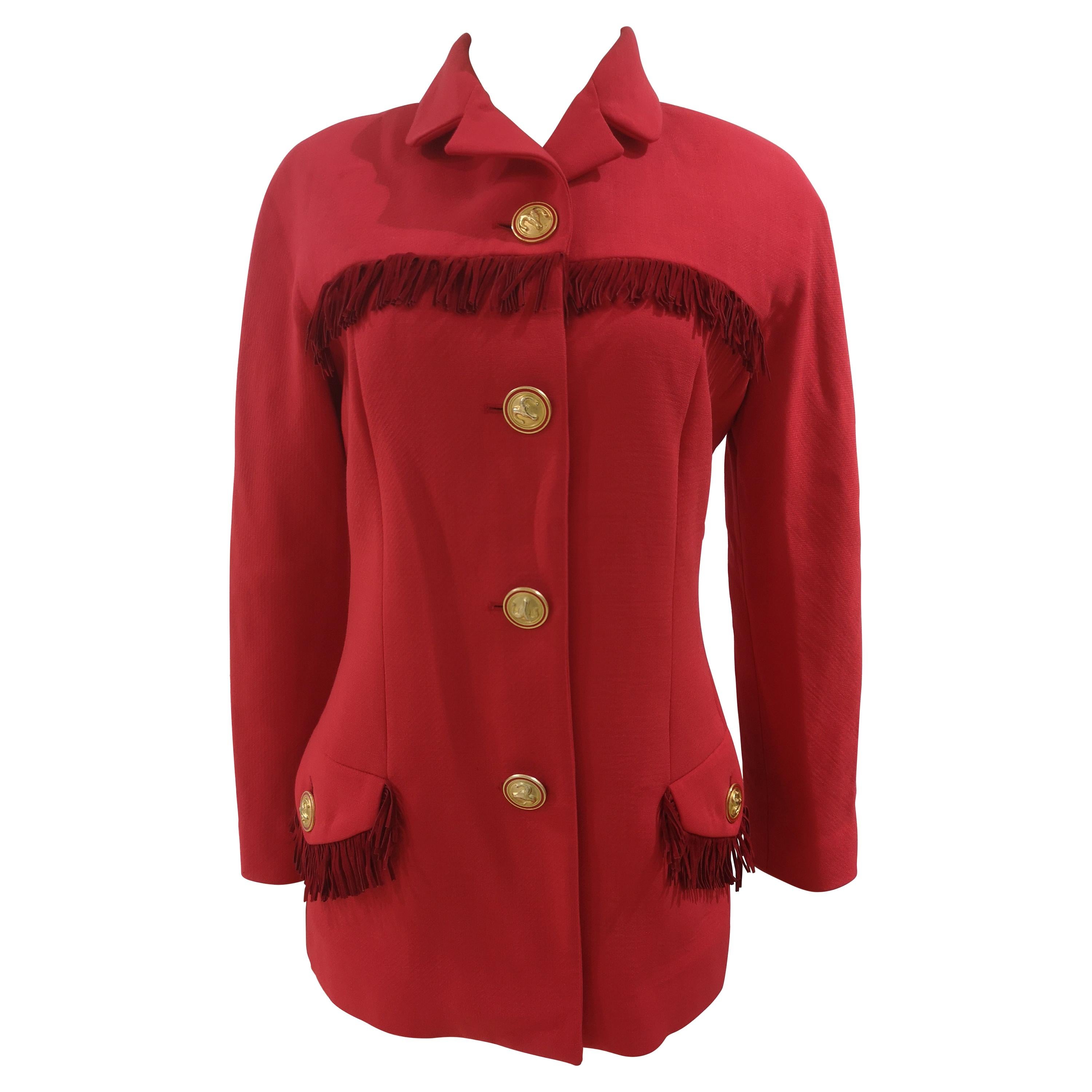 Istanti by Versace Aries red jacket 