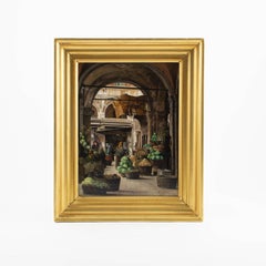 I.T. Hansen, Market Scene From "Piazza Delle Arba", VENICE