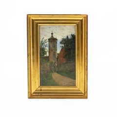 I.T. Hansen, "Rothenburg Ob Der Tauber", Signed