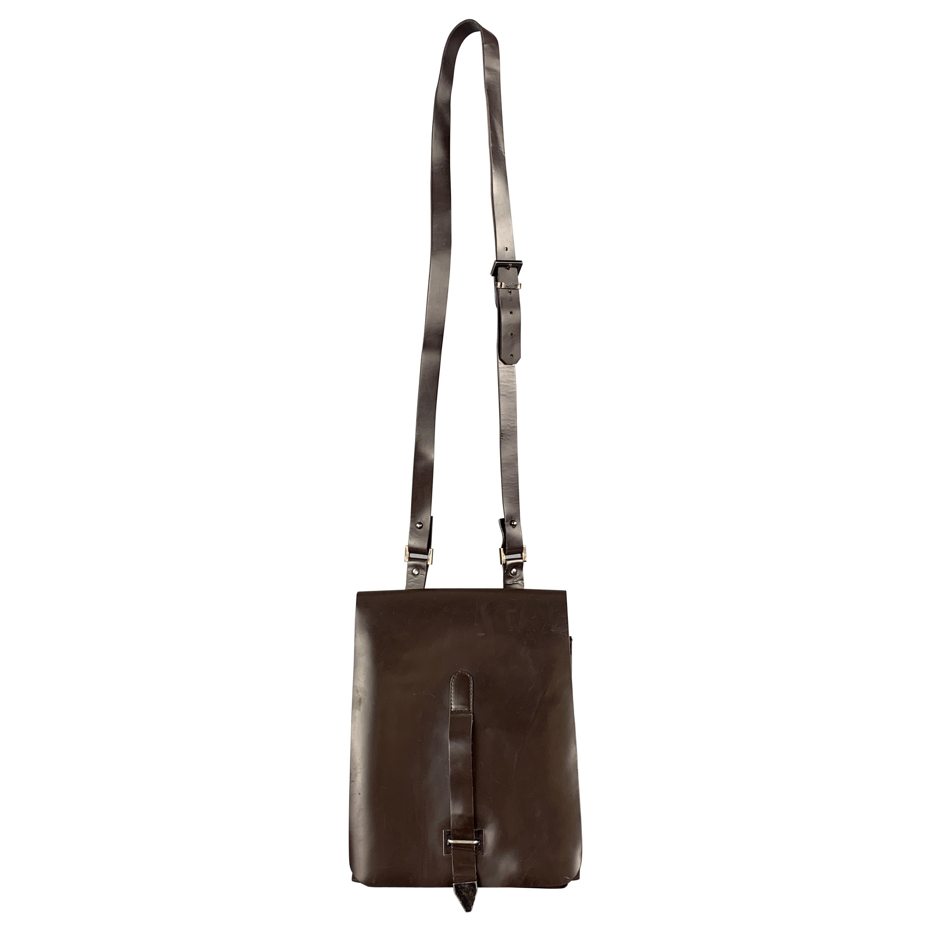 vinyl crossbody bag