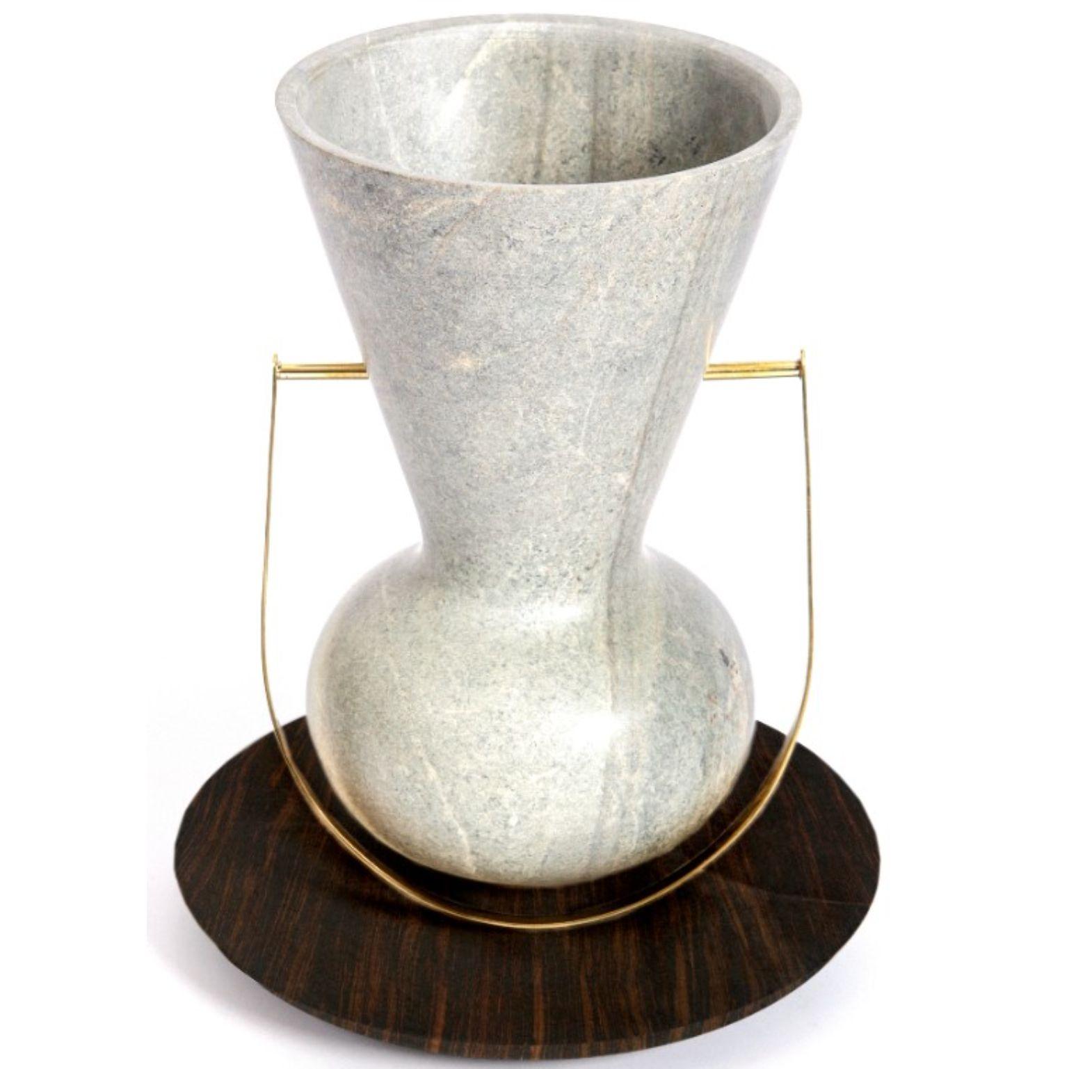 Ita 2, Soapstone Vase by Alva Design In New Condition For Sale In Geneve, CH