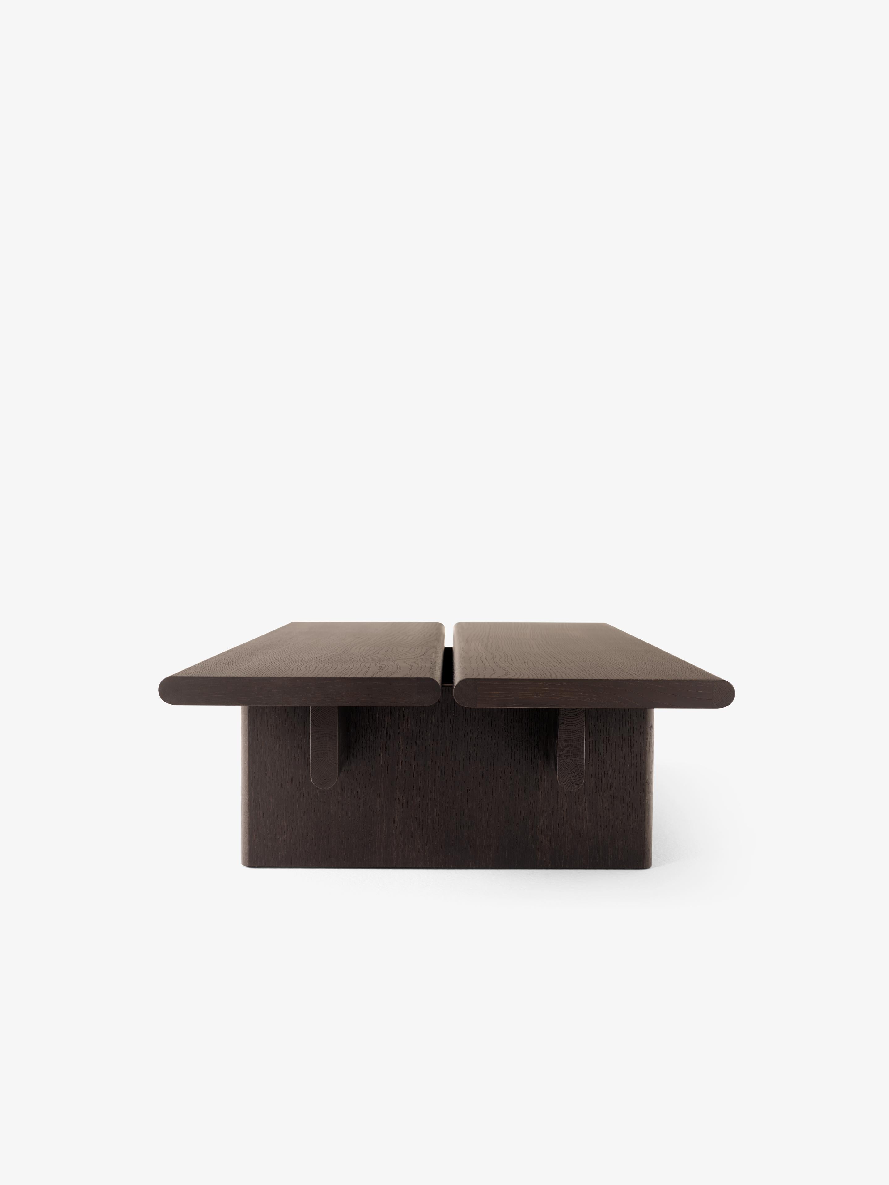 Scandinavian Modern Ita OS3 Coffee Table in Dark Stained Oak by OEO Studio for &Tradition For Sale