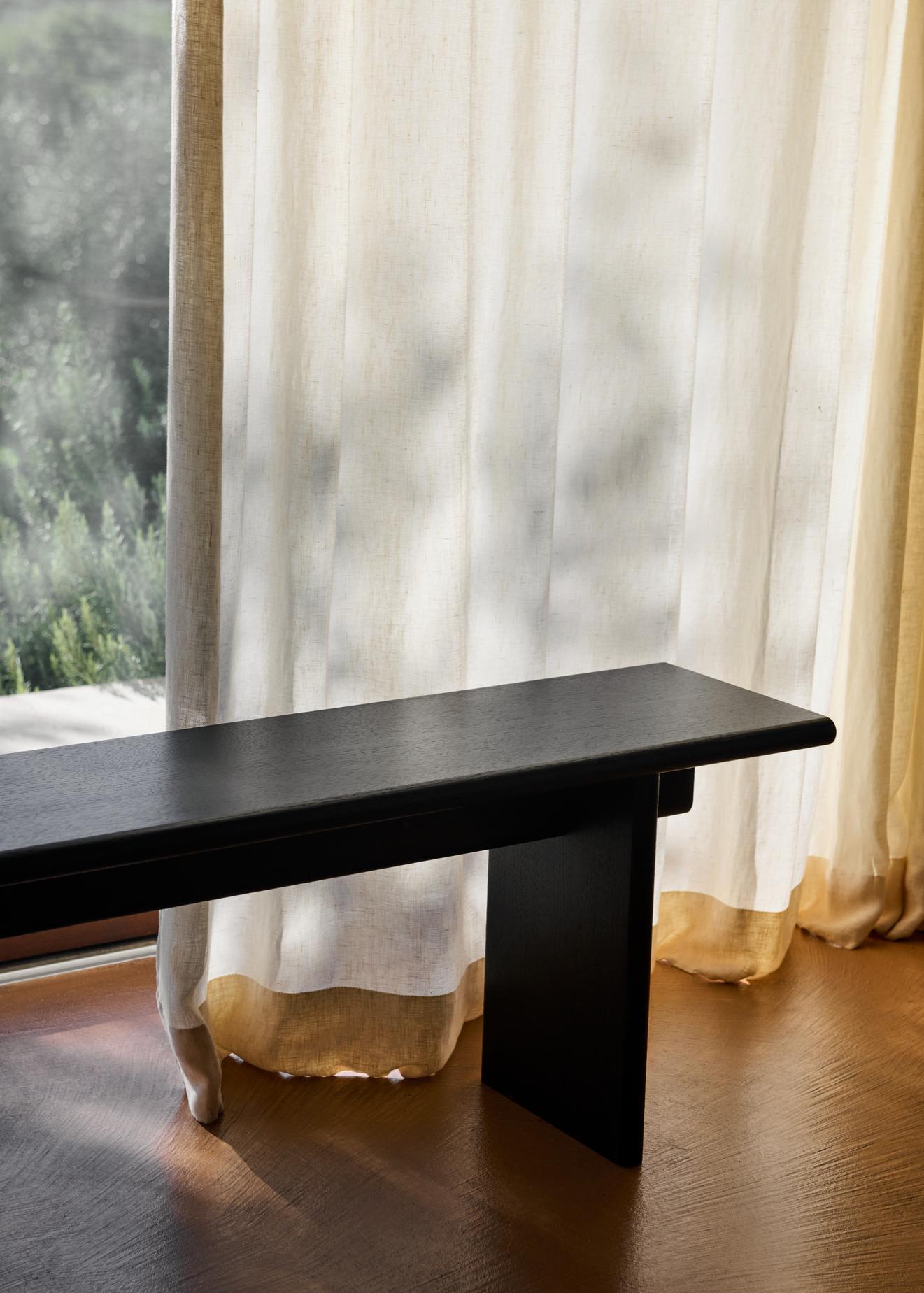 Designed to complement the Ita dining table, the Ita bench is a cohesive extension of the collection’s central identity. With a focus on functionality and an emphasis on natural materials, the bench is available in two sizes and has been