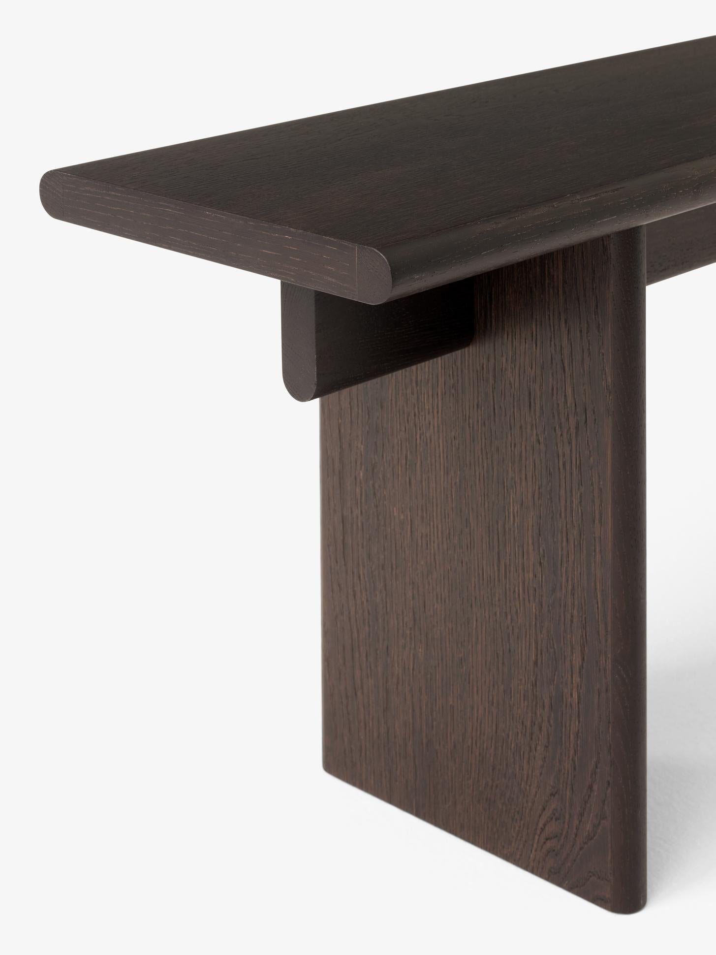 Contemporary Ita OS5 Bench in Dark Stained Oak by OEO Studio for &Tradition For Sale