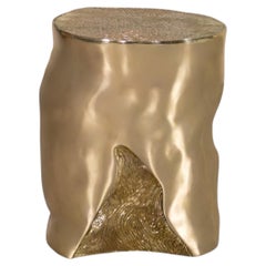 Tavolino Ita in ottone dorato di Myface