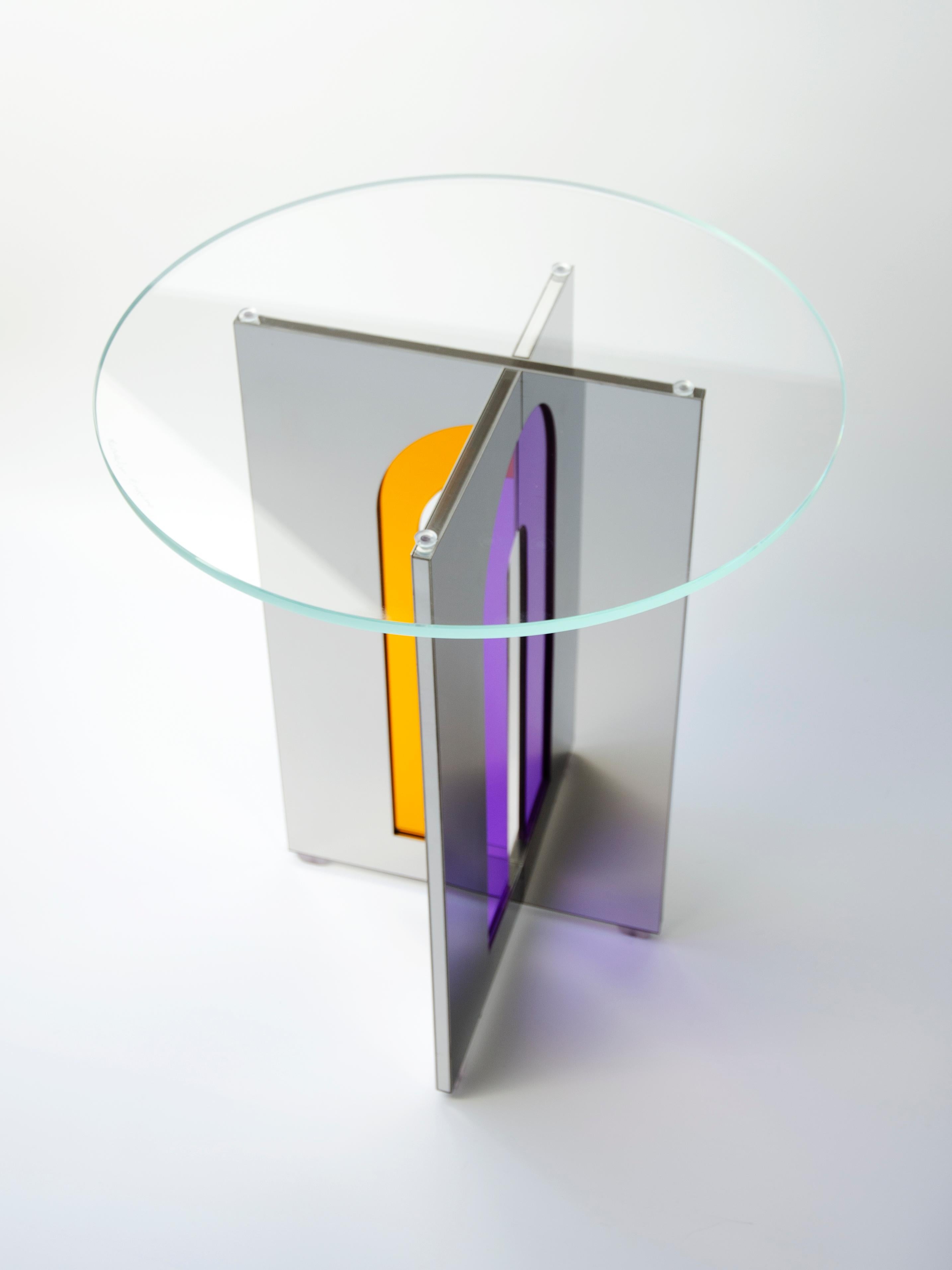 Contemporary Itaca 45 Side Table by Atlas Project For Sale
