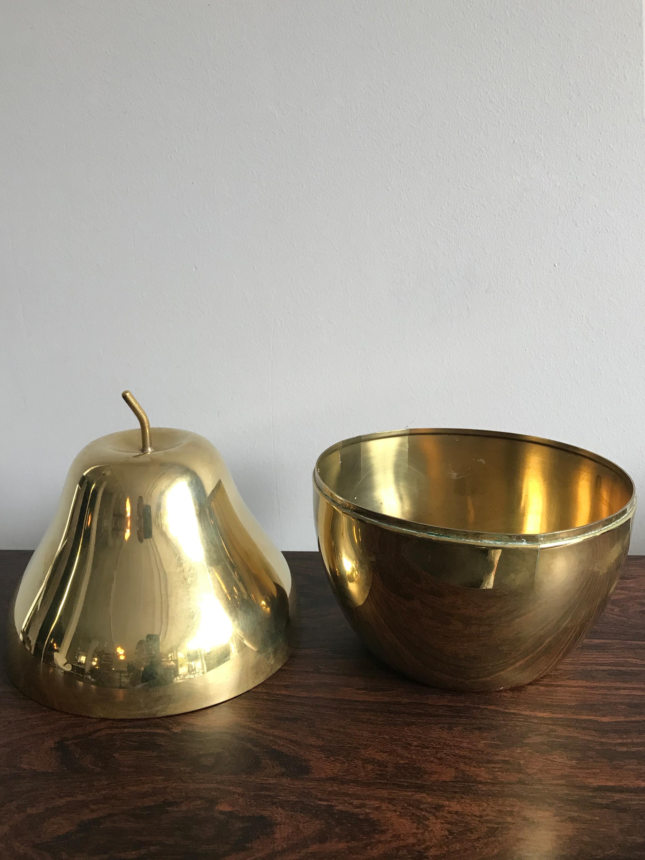 Italian Itaian Brass Containers or Boxes, 1970s
