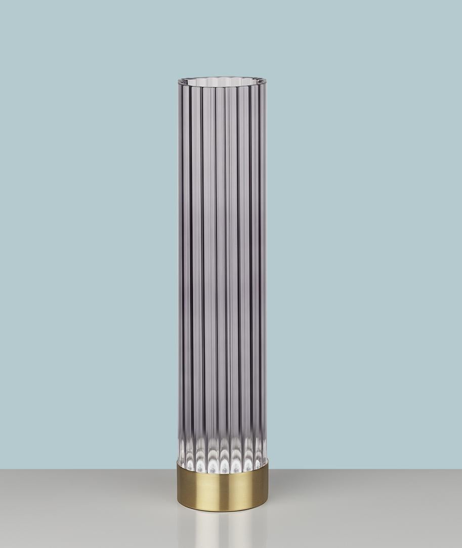 Itala Medium Table Lamp by Euroluce Lampadari
Dimensions: Ø 12 x H 60 cm.
Materials: Metal and glass.

Available in different colors and three different sizes. Prices may vary. All our lamps can be wired according to each country. If sold to the USA