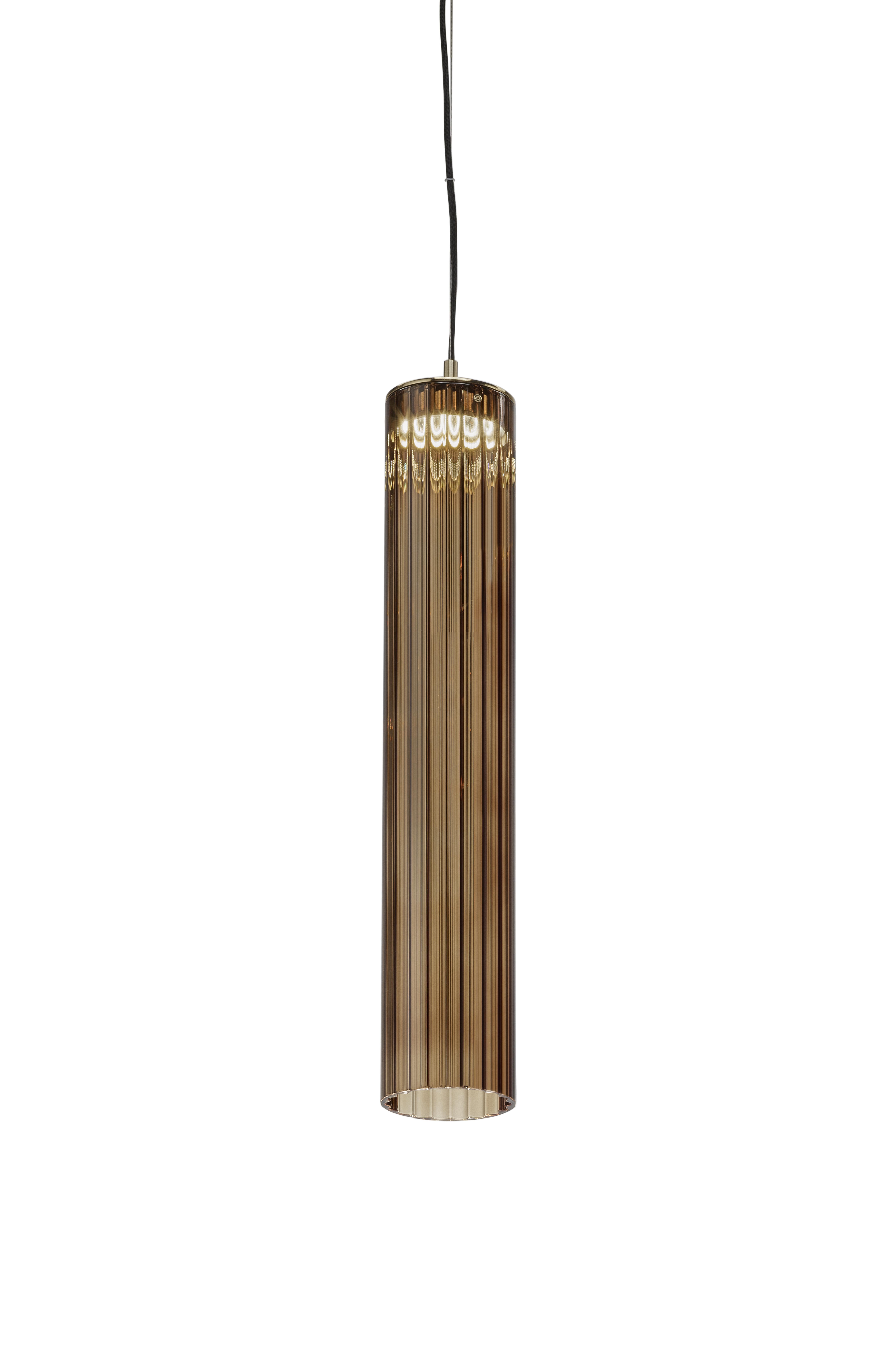 XXI secolo e contemporaneo Lampada a sospensione Itala S1 Big Transparent di Euroluce Bigli in vendita