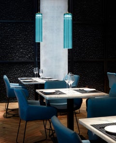 Itala S1 Big Violet Pendant Lamp by Euroluce Lampadari