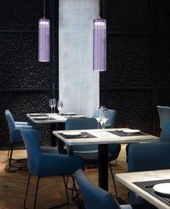 Itala S1 Medium Violet Pendant Lamp by Euroluce Lampadari