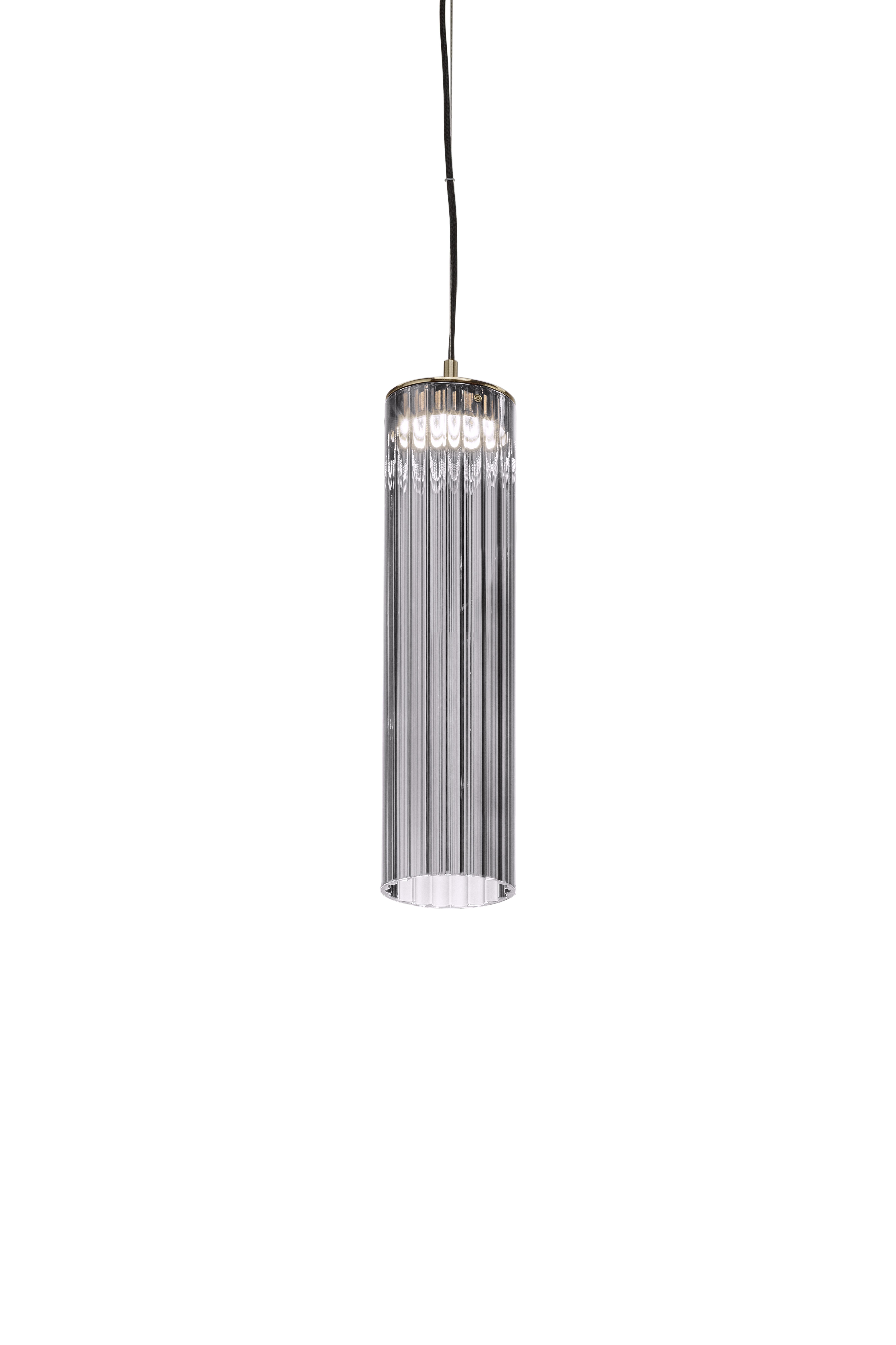 XXI secolo e contemporaneo Itala S1 Piccola Lampada a Sospensione Trasparente di Euroluce Lampadari in vendita