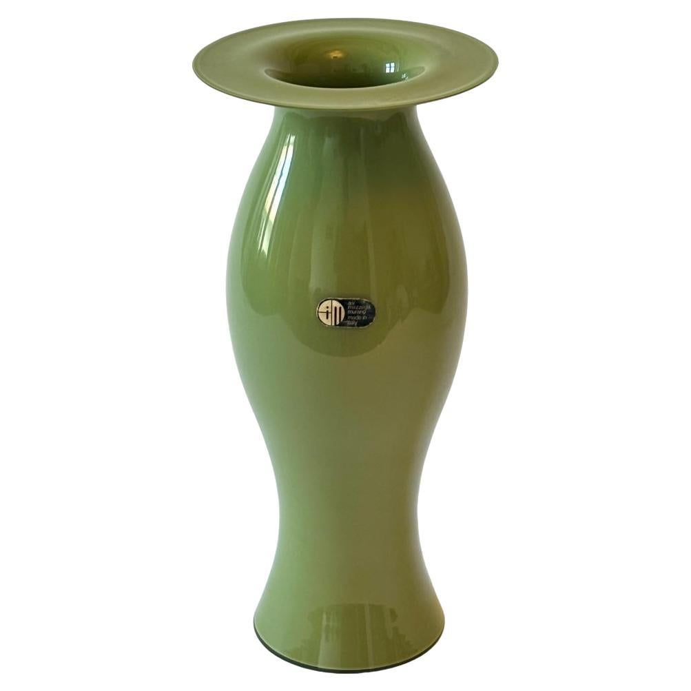 Italalian Murano Glass Vase by Carlo Nason for A. V. Mazzega