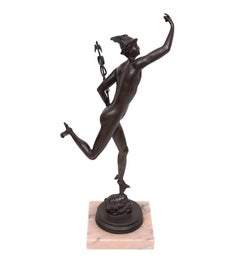 Italan Bronze Sculpture Of Mercury/Hermes after Giambologna
