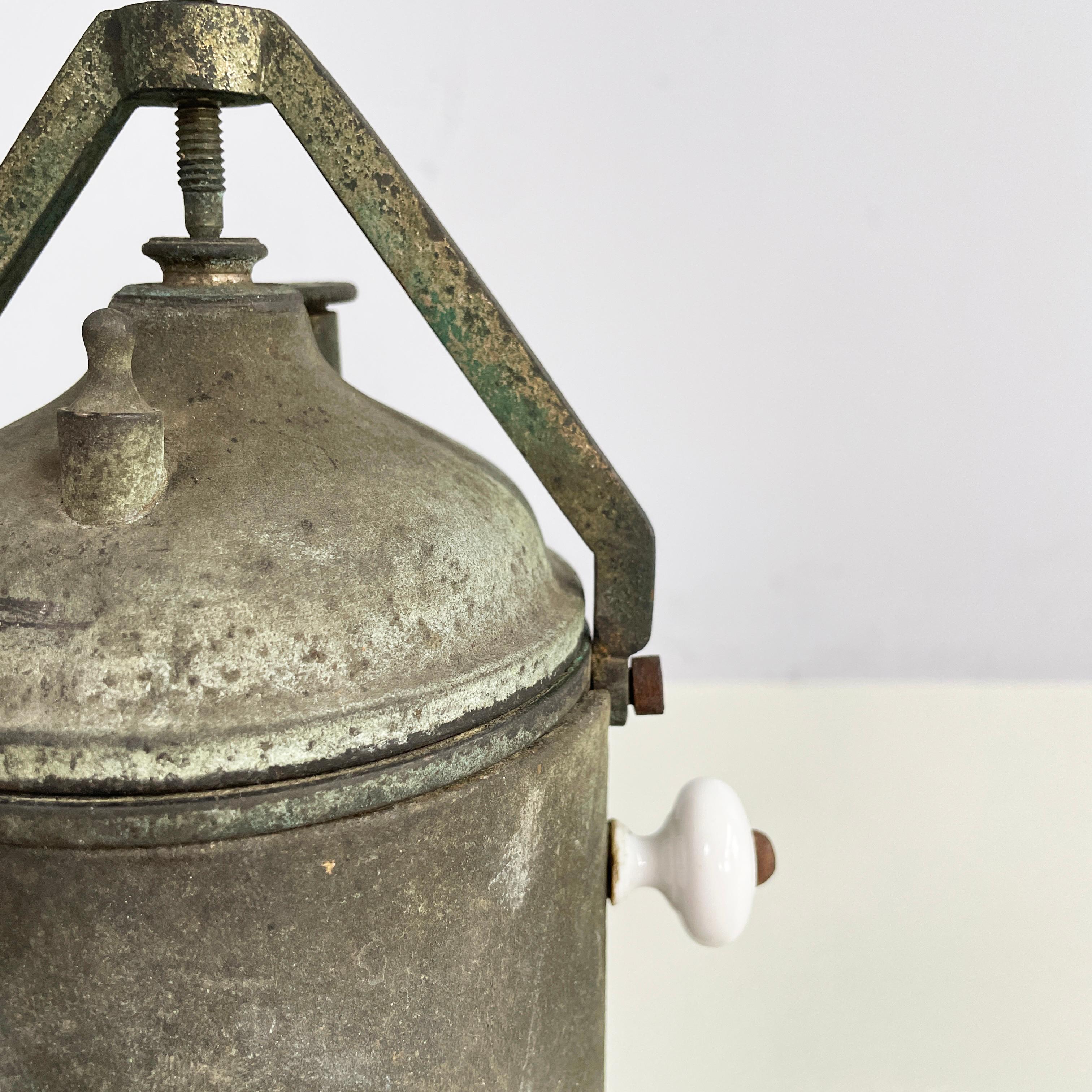 Itali mid-century modern  Metal medical sterilizer by Carlo Erba Milano, 1900s 3