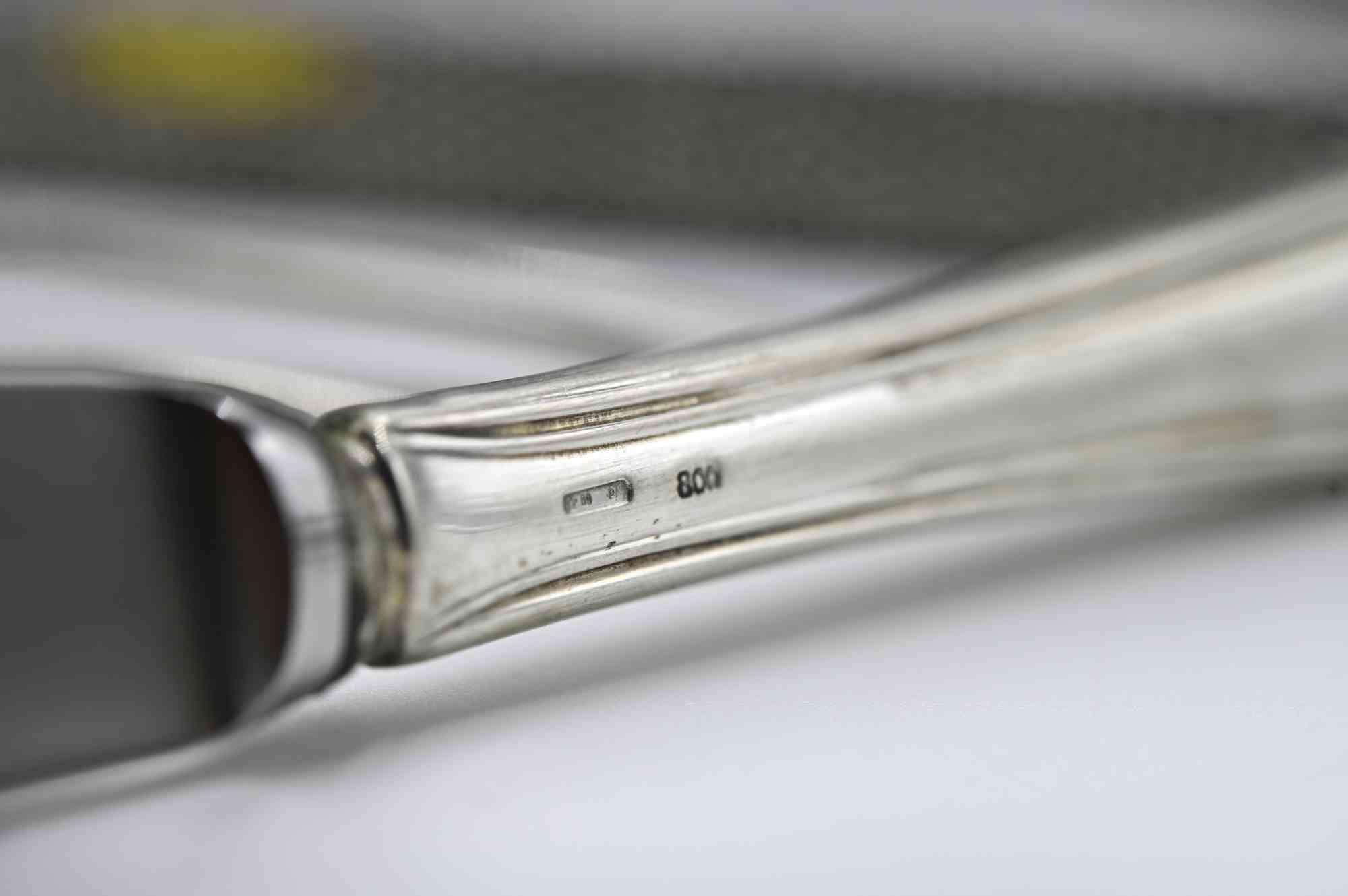 Italia 800 Silber Kinderbesteck im Etui, Mitte 20. Jahrhundert (Italienisch) im Angebot