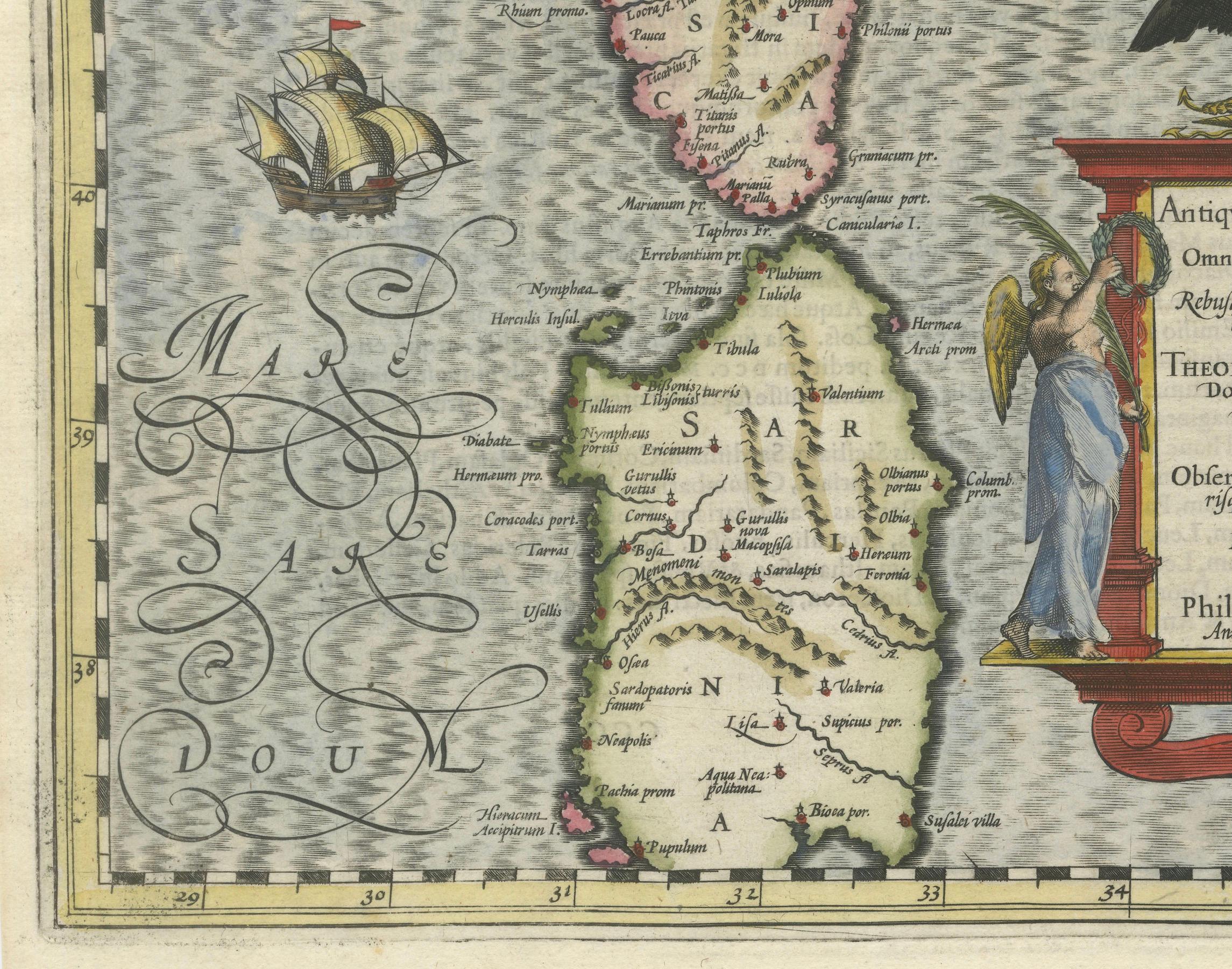 Italia Antiqua Philippo Cluvero – 1603 Hondius Map of Ancient Italy with Hand Color  

This stunning early 17th-century map, *Italia Antiqua Philippo Cluvero Borusso Designatore*, was published in 1603 by Jodocus Hondius as part of Philipp Cluver’s