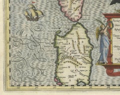 Italia Antiqua Philippo Cluvero – 1603 Hondius Map of Ancient Italy, Handcolored