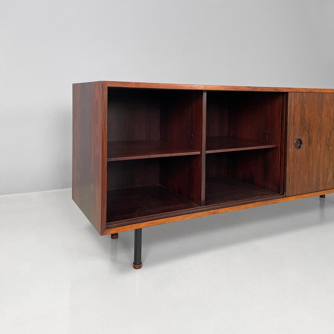 Italia mid-century modern wooden sideboard by Bernini, 1960s For Sale 3