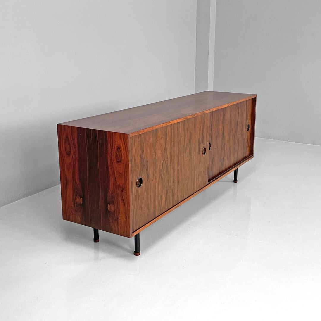 Mid-Century Modern Italia mid-century modern wooden sideboard by Bernini, 1960s For Sale
