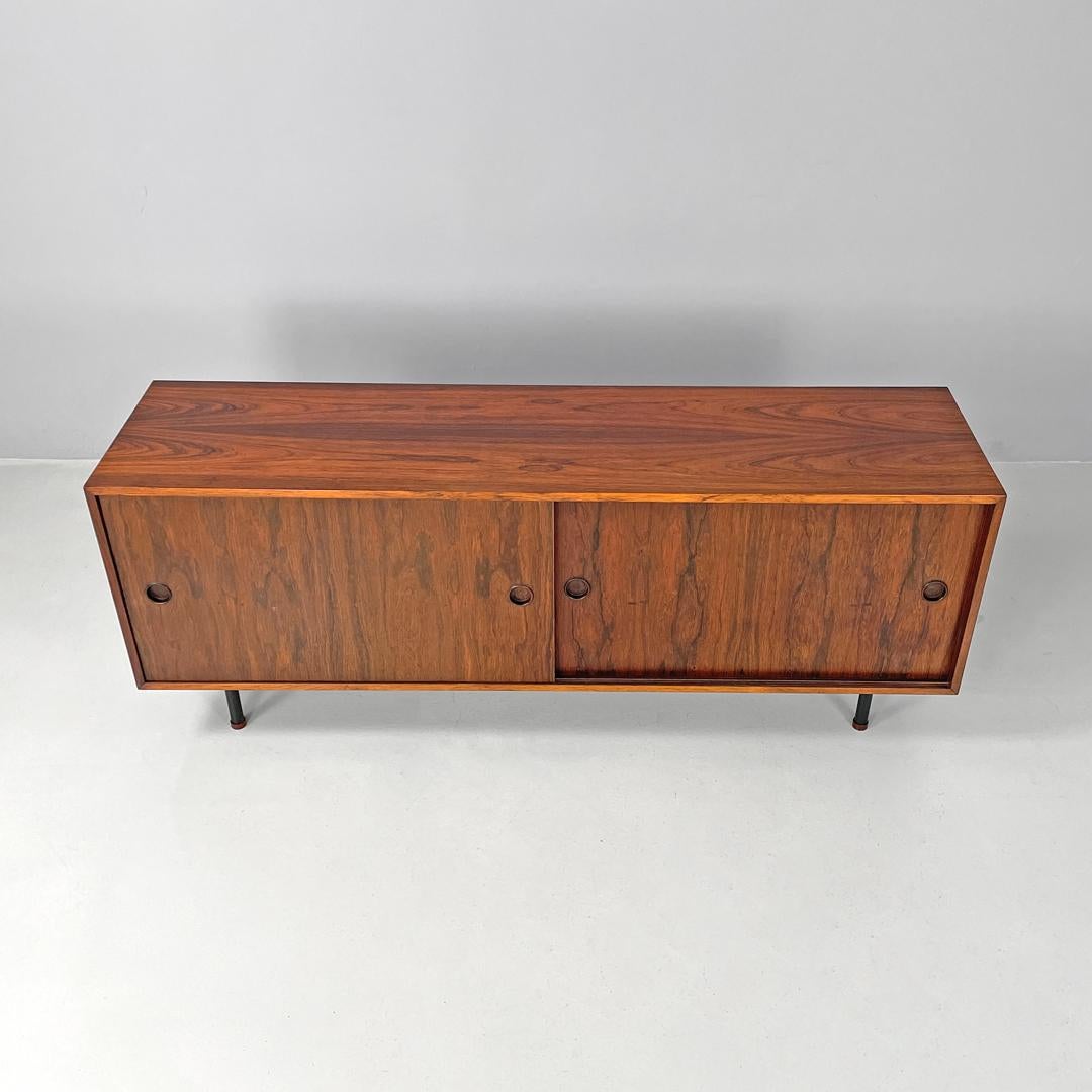 Mid-20th Century Italia mid-century modern wooden sideboard by Bernini, 1960s For Sale