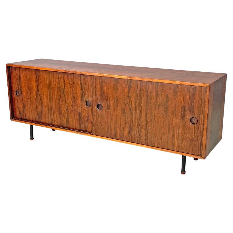 Italia mid-century modern wooden sideboard by Bernini, 1960s For Sale
