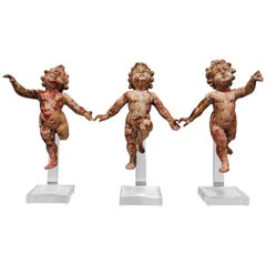 Italian, 1920s Carved Putti