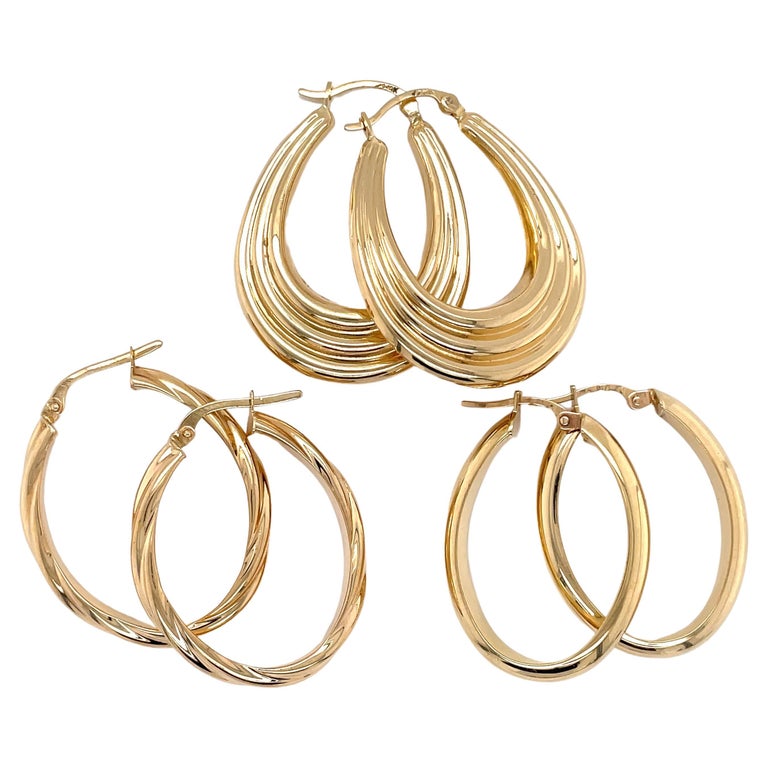 courage unfathomable saddle 3 set gold hoop earrings Joke Foreigner too