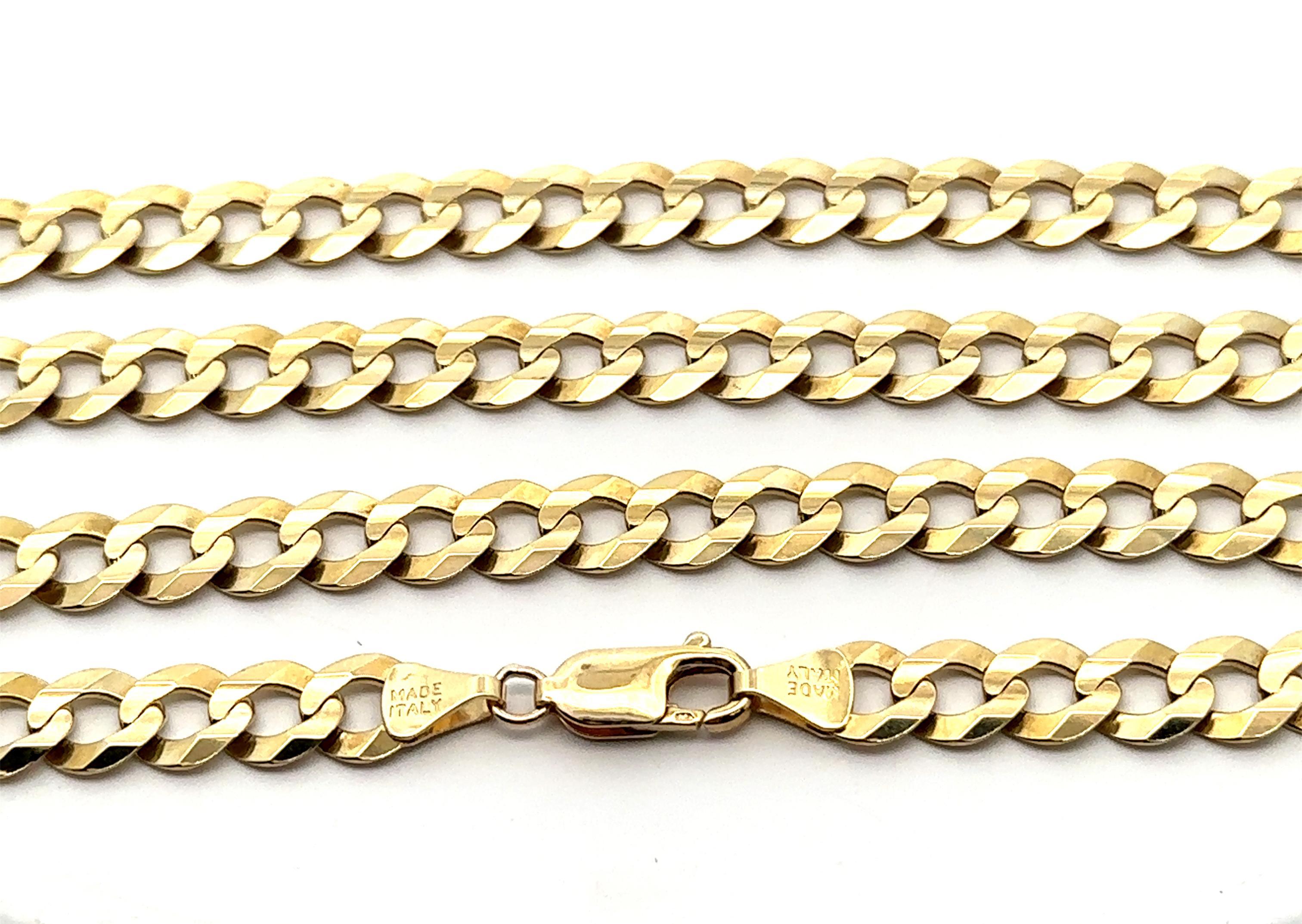 Italienische 14k Gold 24