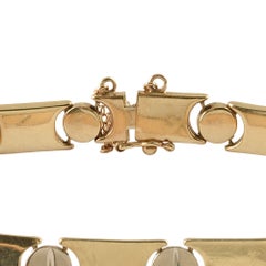 Italienisches 14 Karat Gold Gliederarmband