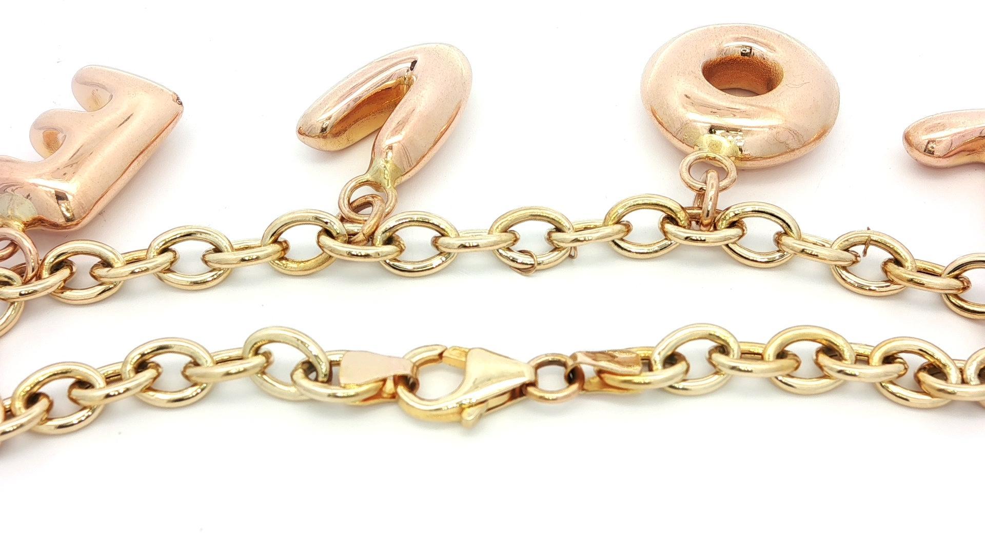 De las mujeres Pulsera de cadena de eslabones abiertos 