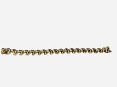 Italian 14K Gold San Marco/Macaroni Link Bracelet