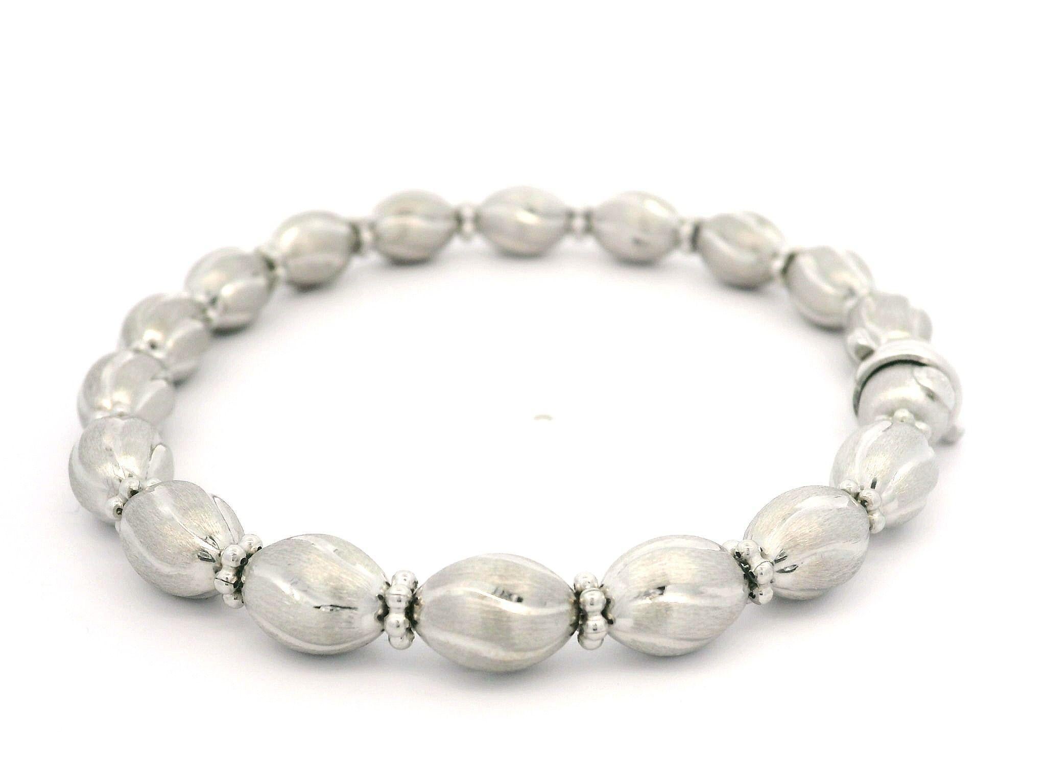 Italienisches 14k Weißgold 7