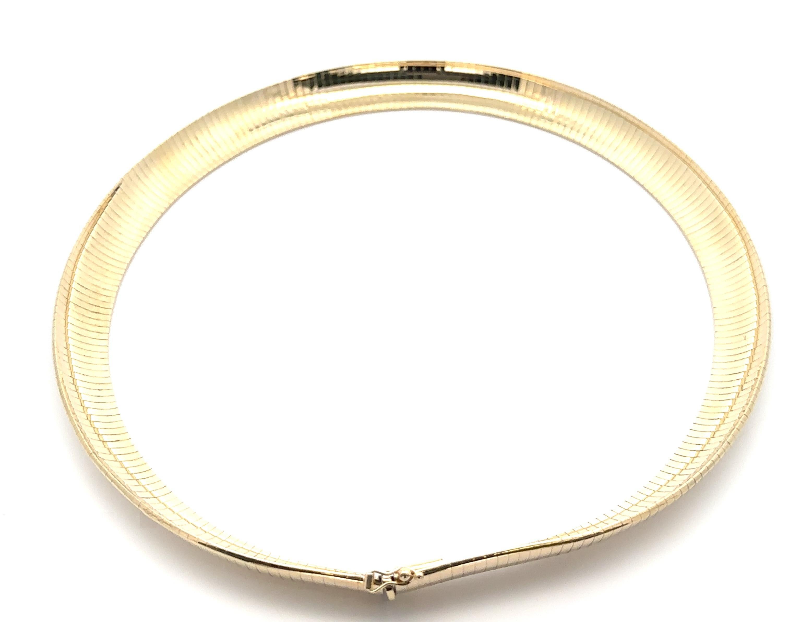 Italian 14k Yellow Gold 11.7mm Wide Heavy Domed 16