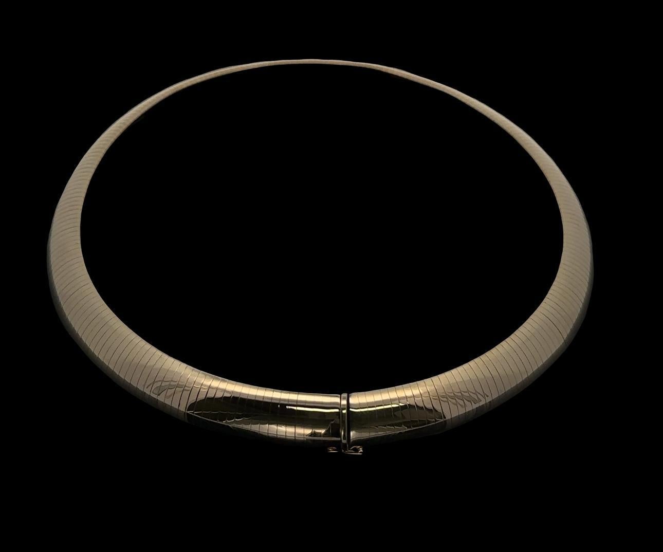 Italian 14k Yellow Gold 11.7mm Wide Heavy Domed 16