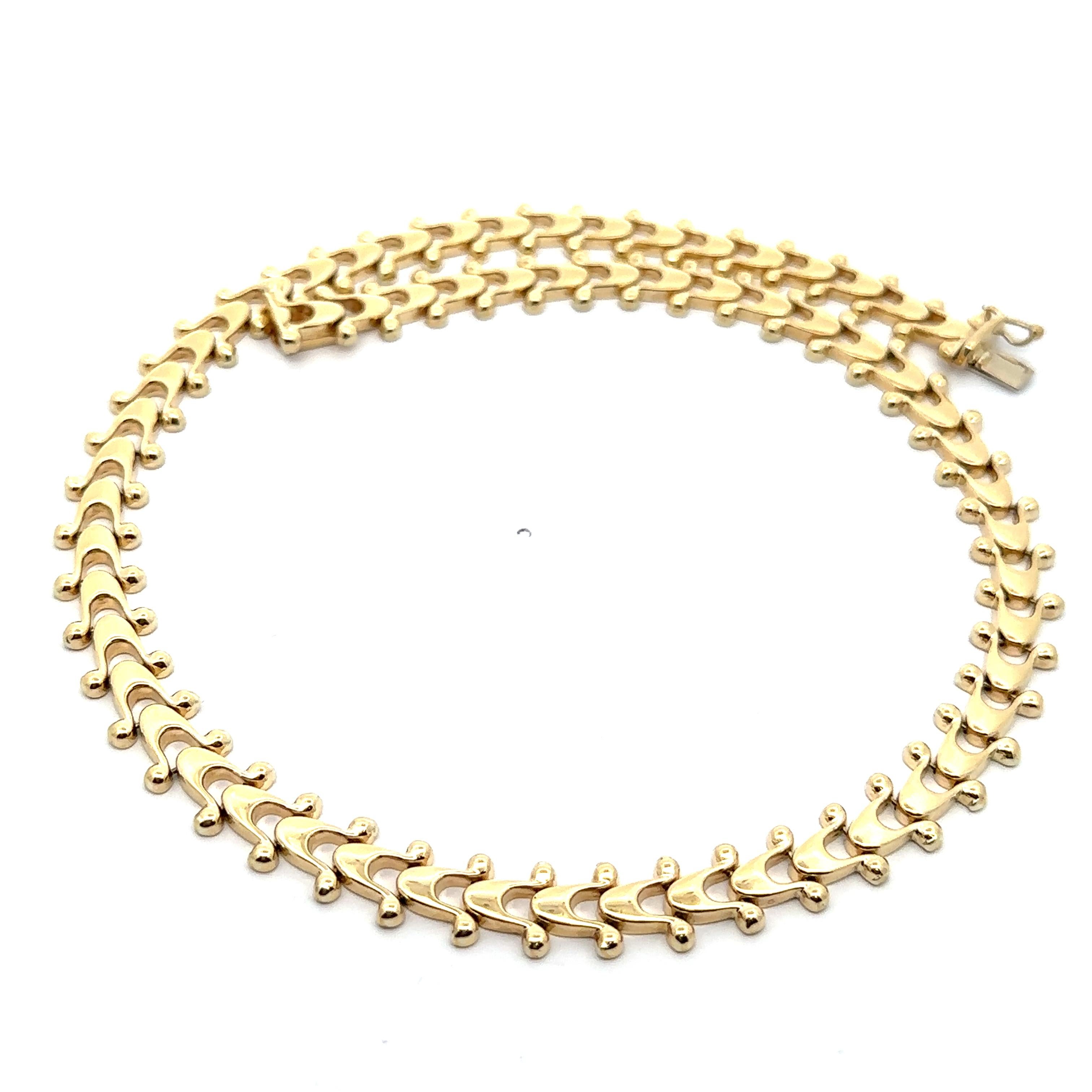 Italienische italienische 14k Gelbgold 15