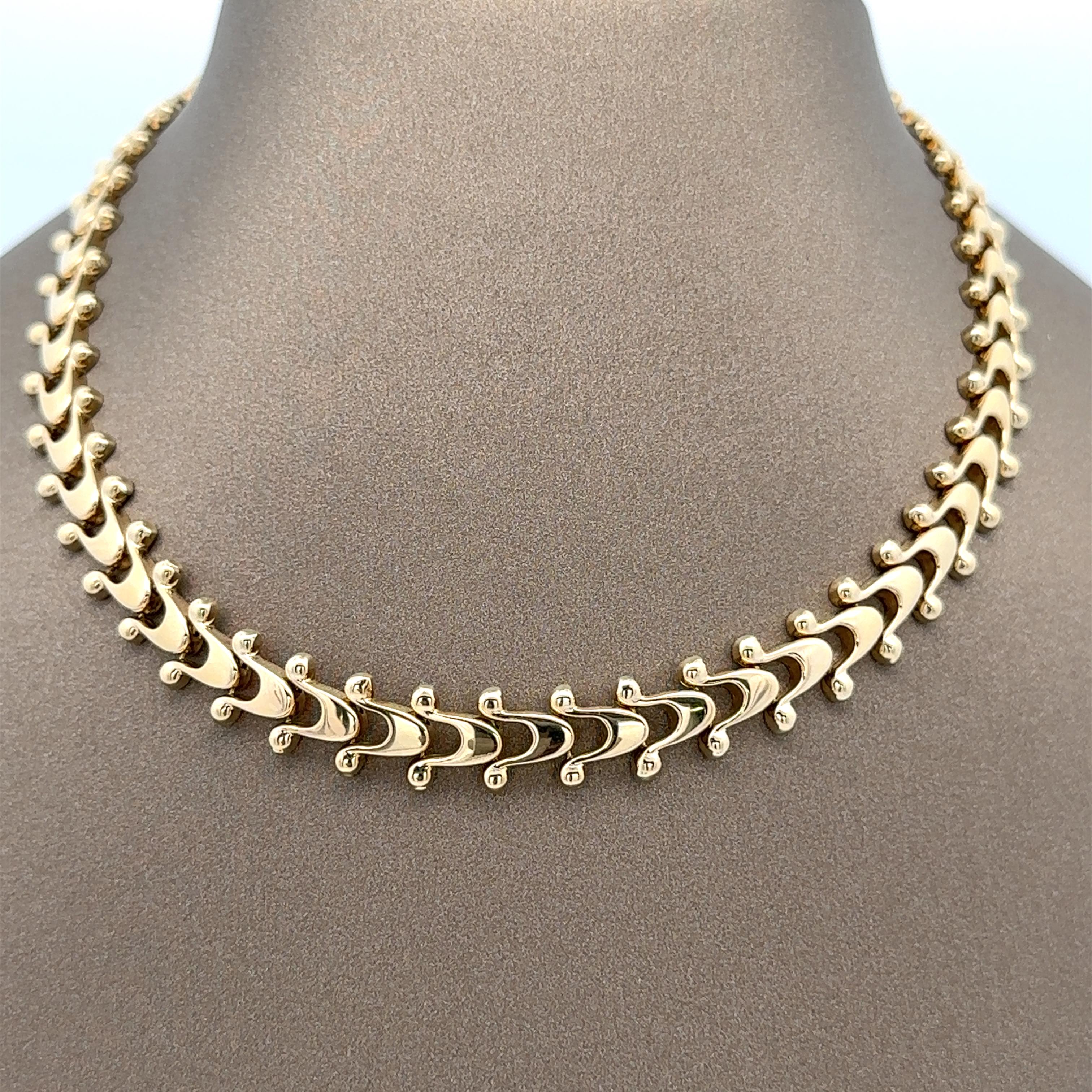 Italienische italienische 14k Gelbgold 15