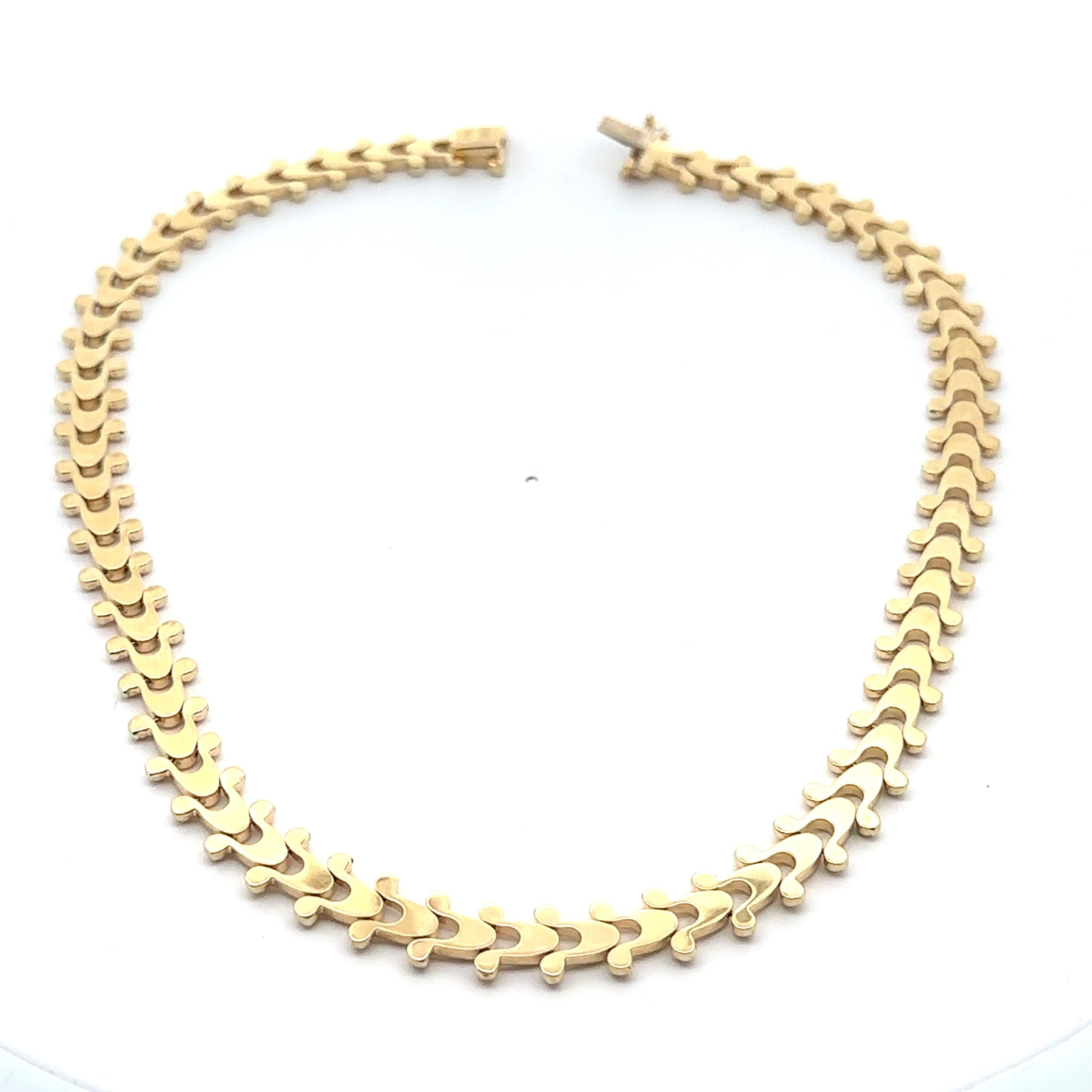 Italienische italienische 14k Gelbgold 15