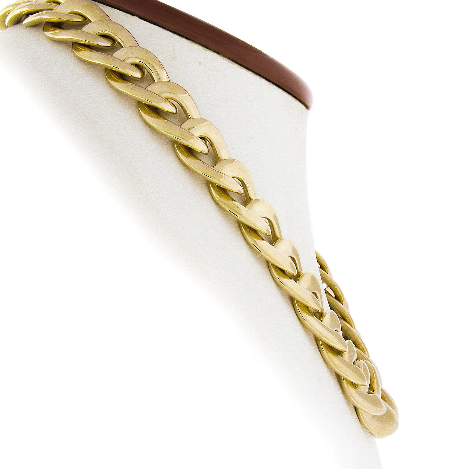 collana a maglie grosse oro