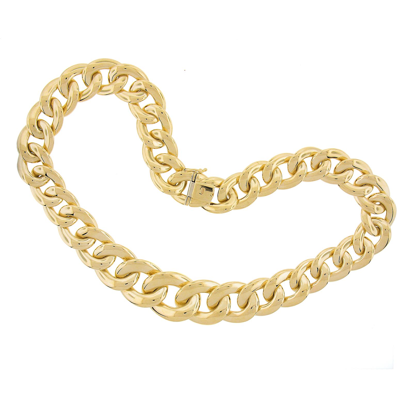 Collana girocollo in oro giallo 14k 17