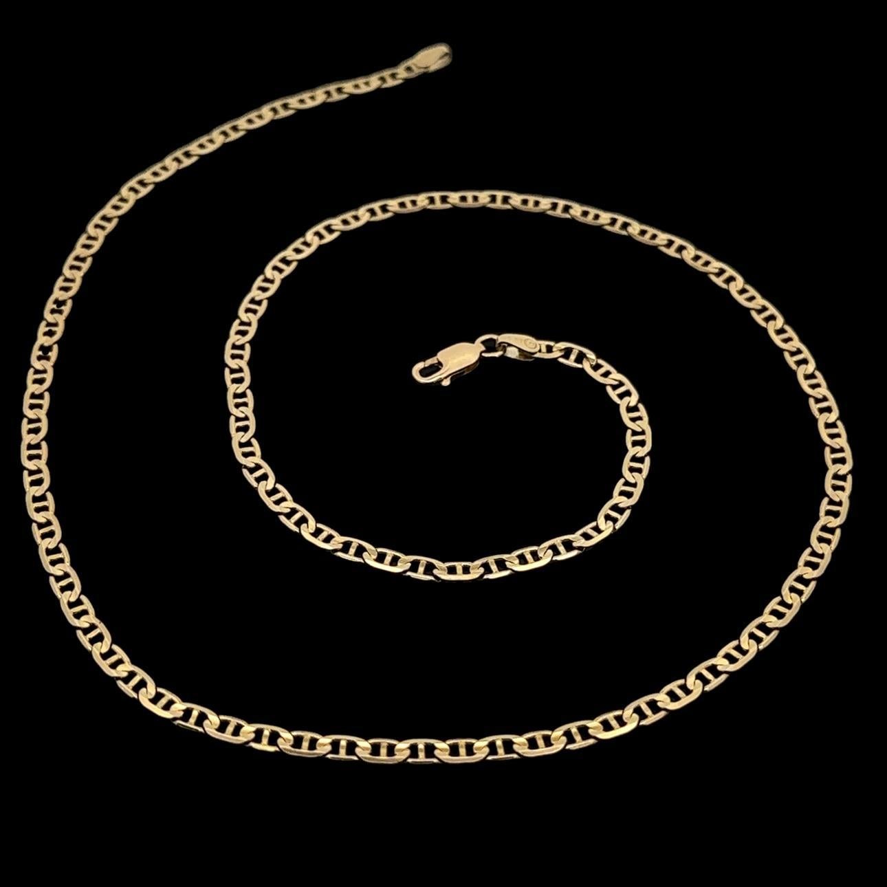 Italian 14k Yellow Gold 18