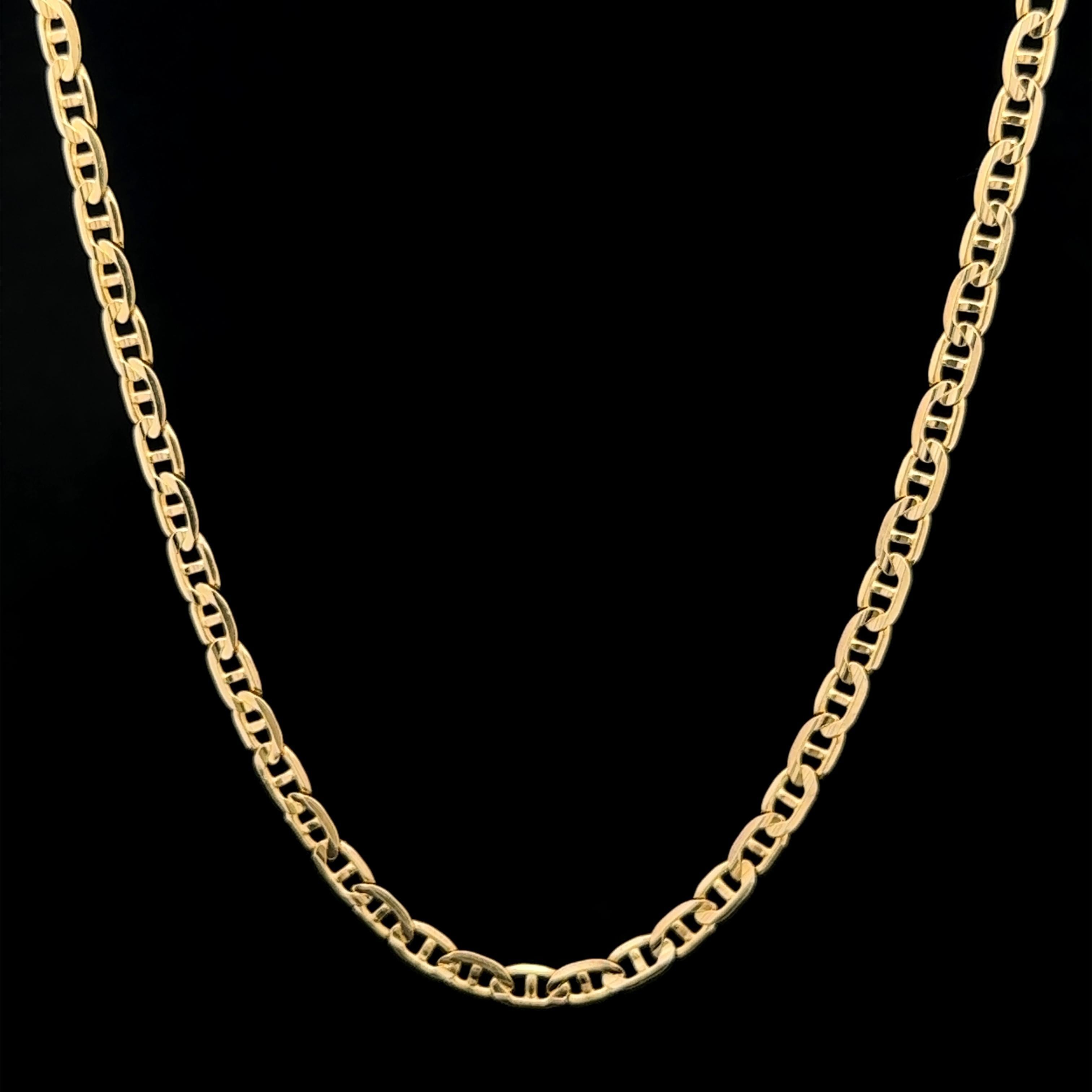 Italian 14k Yellow Gold 18