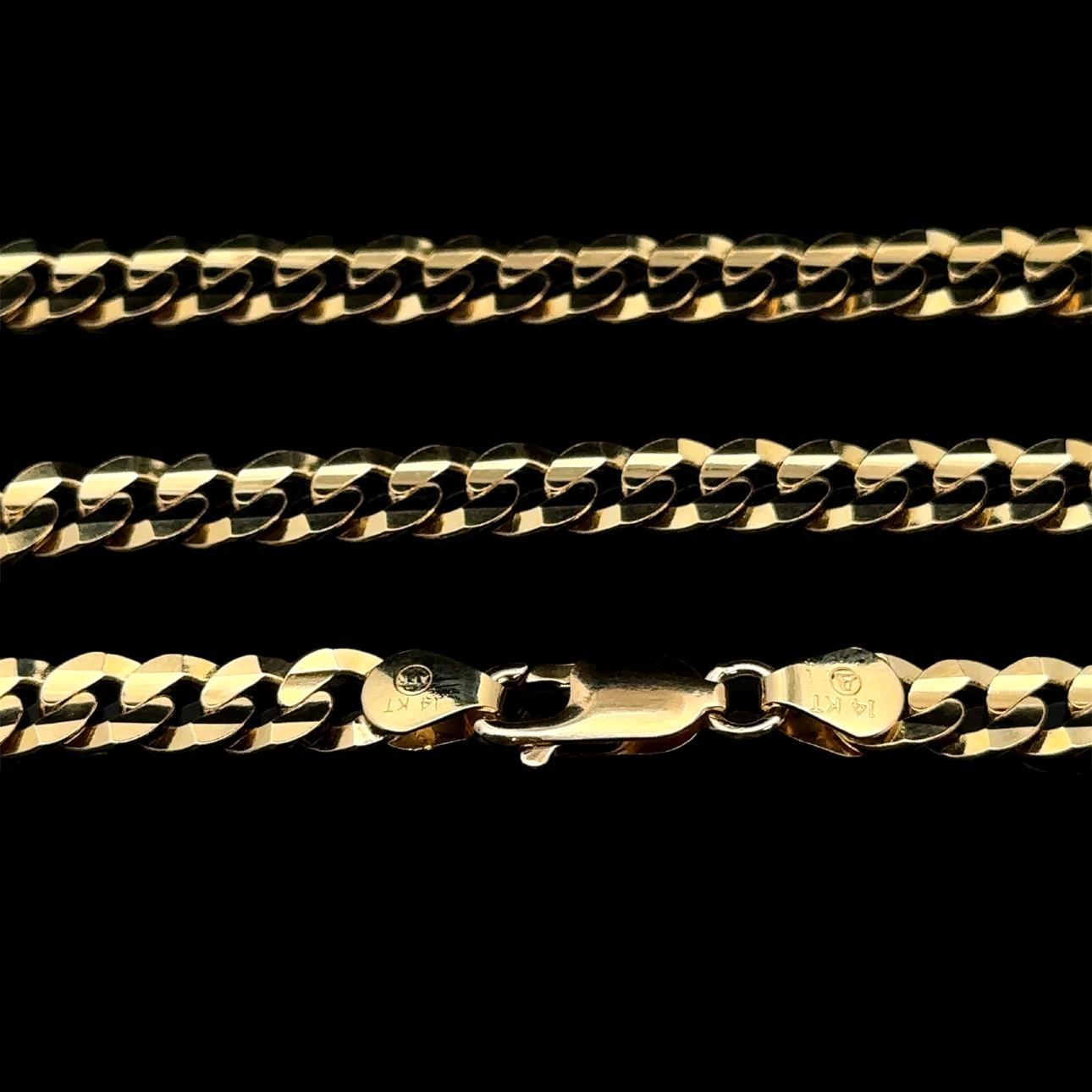 Italienische 14k Gelbgold 22