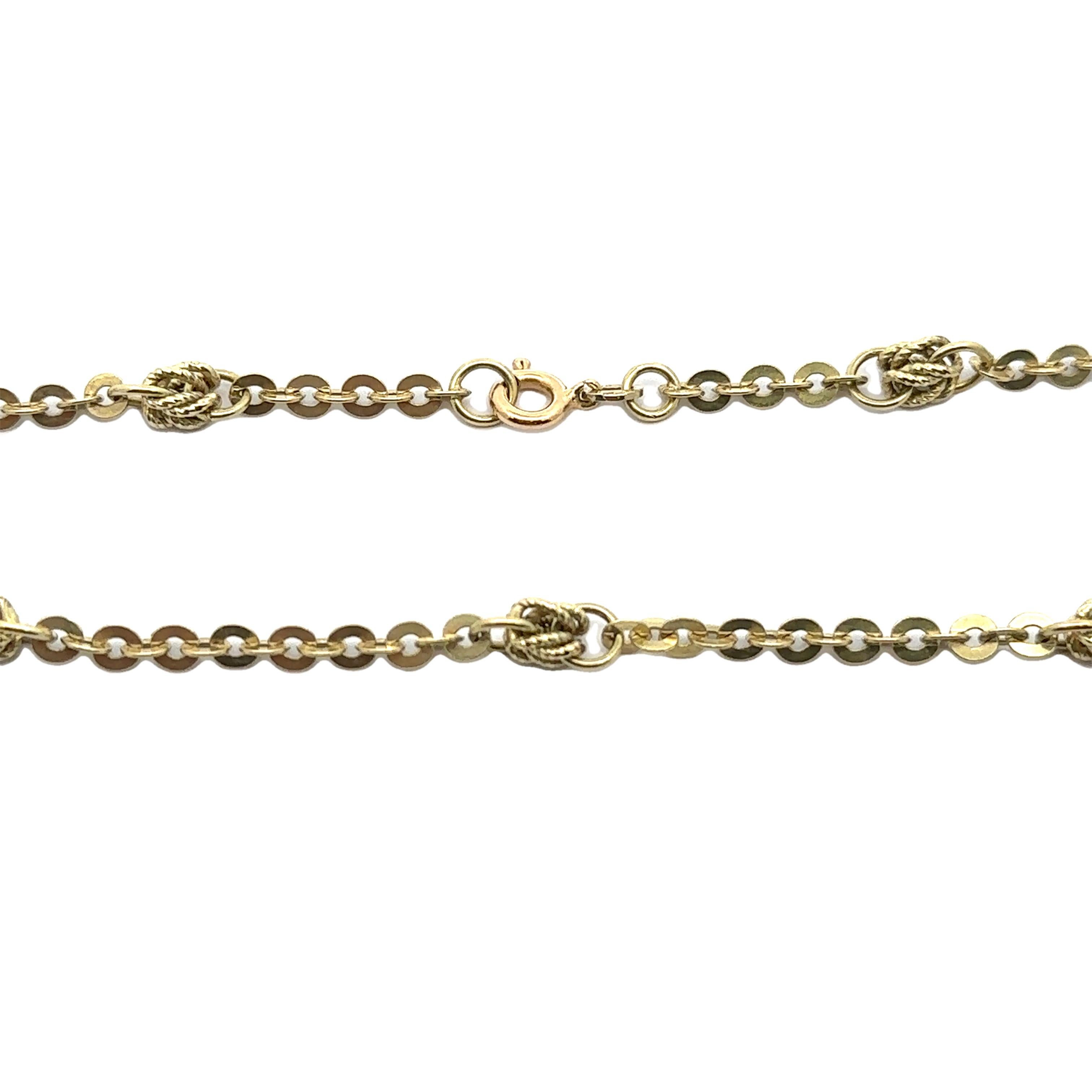 Donna Collana in oro giallo 14k da 30