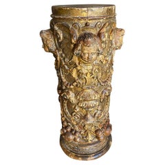  Italian 16th Century Column Pedestal