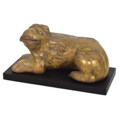 Italian 16th century Hand Carved Wooden Lion