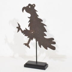 Italian 17th/ 18th Century Folk Art Forged Iron Eagle Figure, Circa 1650-1750