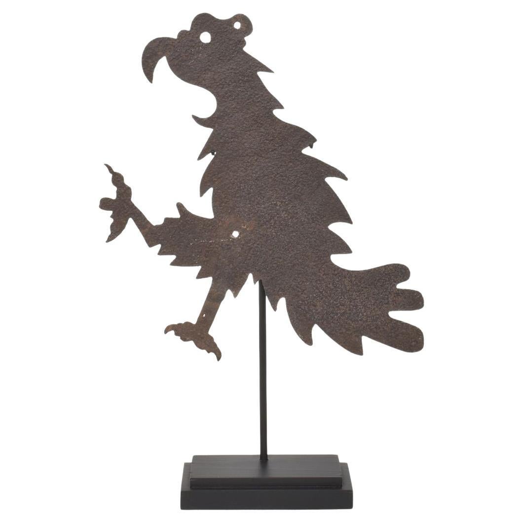 Italian 17th/ 18th Century Folk Art Forged Iron Eagle Figure, Circa 1650-1750