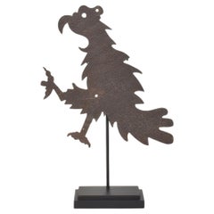 Italian 17th/ 18th Century Folk Art Forged Iron Eagle Figure, Circa 1650-1750